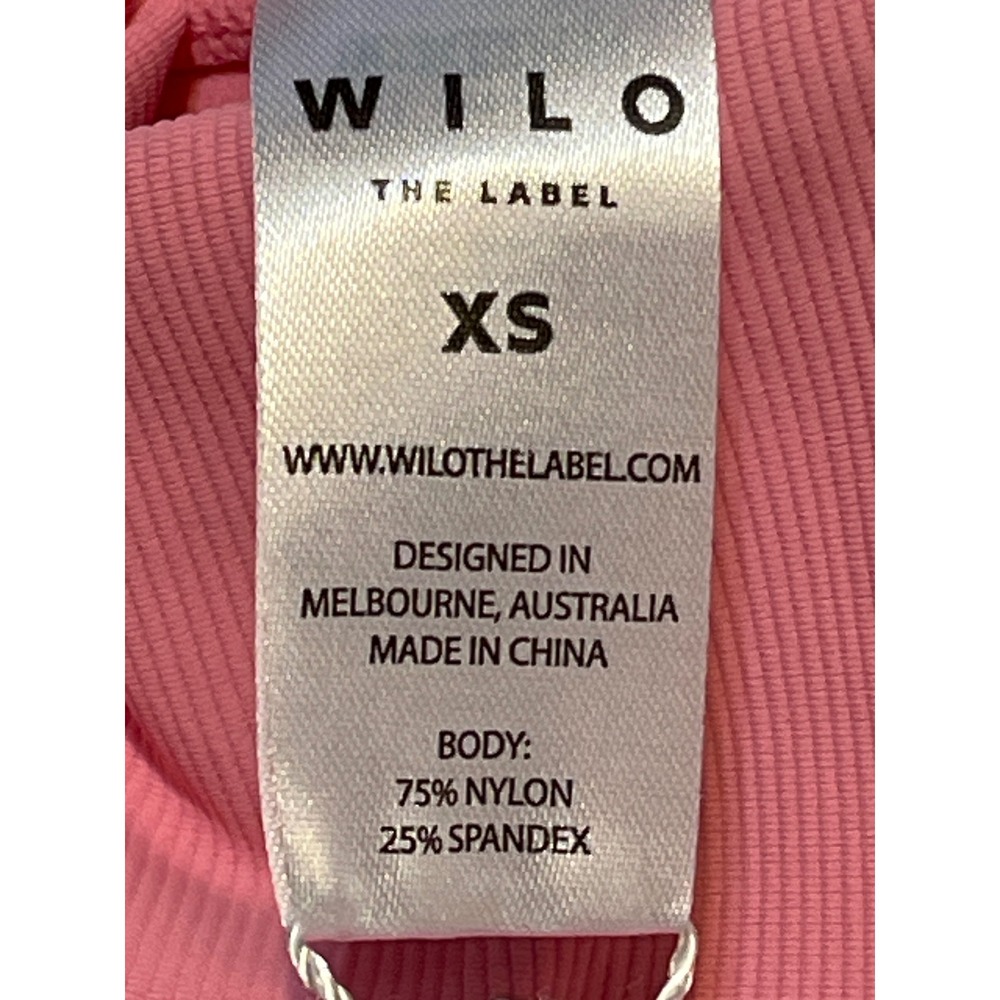 Wilo The Label Womens Yellow Hoodie Pink Ribbed Leggings Socks Set XS New - Picture 9 of 12